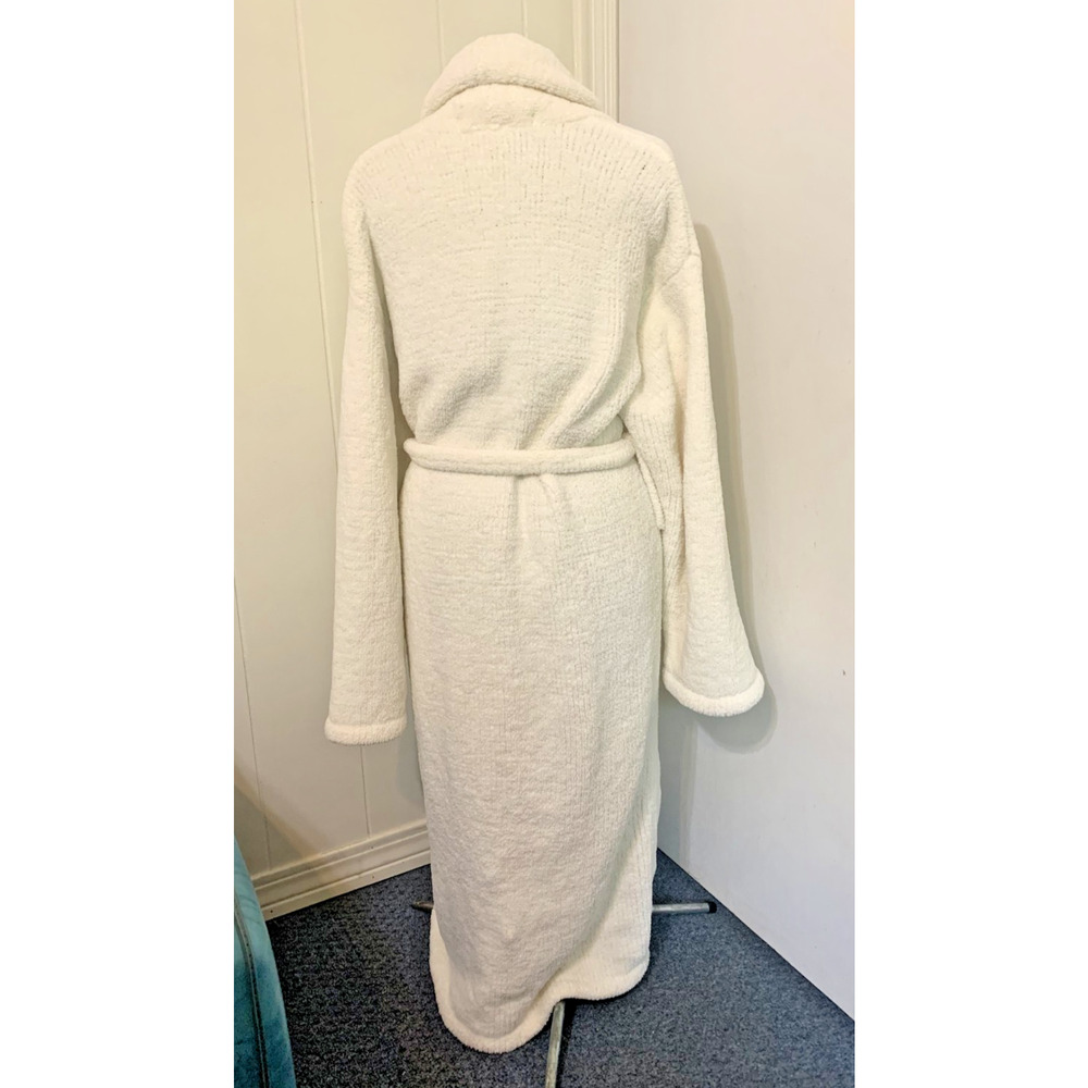 Barefoot Dreams CozyChic Women’s Robe Size 2 M/L Color Pearl Very Soft Warm - Picture 3 of 9